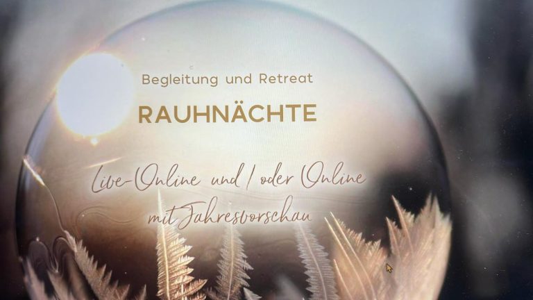 EINLADUNG ZUM BESONDEREN RAUHNÄCHTE – ERLEBNIS MIT GÜNTER KERSCHBAUMMAYR