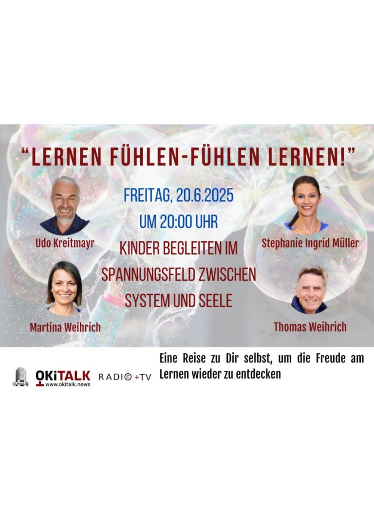 Lernen Fühlen – Fühlen lernen – KINDER begleiten im Spannungsfeld zwischen System und Seele