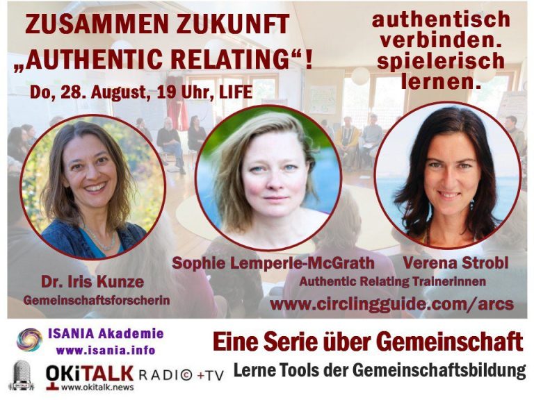 Zusammen Zukunft – Authentic Relating – Authentisch verbinden, spielerisch lernen!